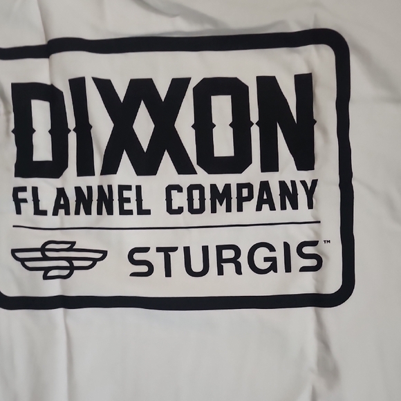 Dixxon Sturgis Motorcycle Rally White Logo Tee NWOT - Picture 4 of 6